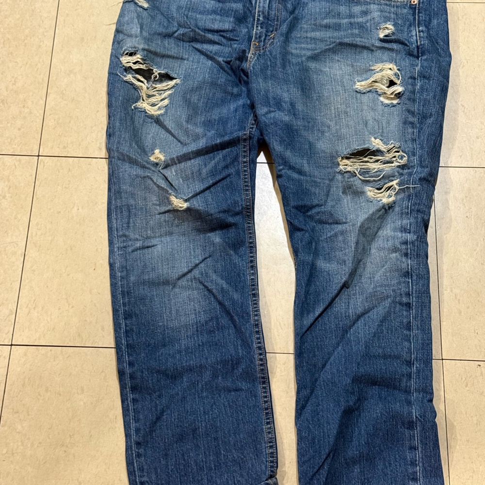 Men’s Levi's 511 Dark Blue Denim Jeans Size 38 30